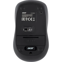 Мышь компьютерная Acer OMR131 черн. оптичес. (1000dpi) беспровод,USB (2but)