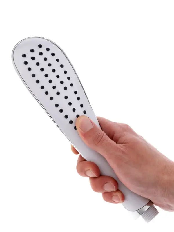 Душевая лейка ZEIN Z0202, 1 режим, 63&times;250 мм, пластик, цвет белый, хром