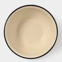 Миска эмалированная, 800 мл, слоновая, кости