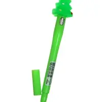 Ручка-прикол Calligrata &laquo;Новый год&raquo;, светящаяся, чёрный стержень, гелевая, подарочная, МИКС