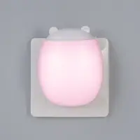Ночник &laquo;Ушки&raquo; LED 1 Вт бело-розовый 7&times;5&times;8 см RISALUX