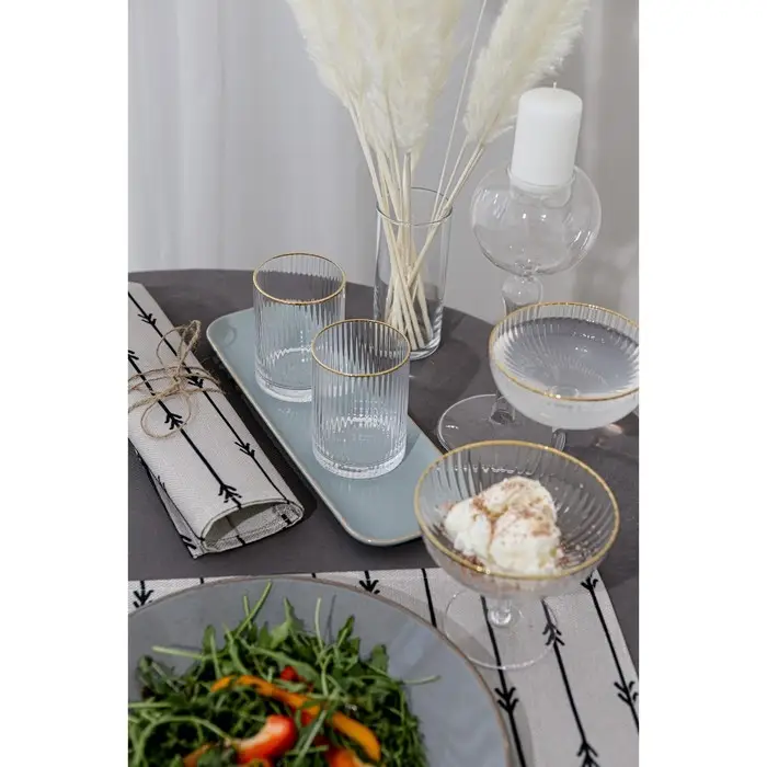 Стакан Magistro &laquo;Орион&raquo;, 270 мл, 9.7&times;7 см, с золотой отводкой, стекло, прозрачный