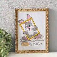 Фоторамка для фото 15&times;21 см Keep memories &laquo;Камея&raquo;, пластик, состаренное золото, (пластик)