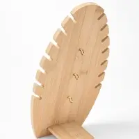 Подставка под цепочки, дерево, 7 мест, 16&times;16&times;27, бежевая