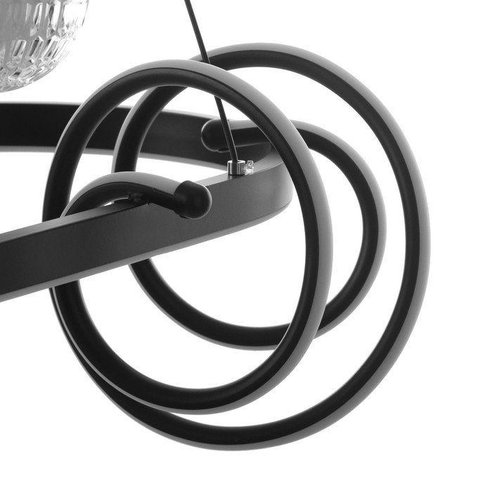 Светильник с ПДУ Светильник с ПДУ "Фиора" LED 120Вт 3000-6000К черный 62х33х15-115 см