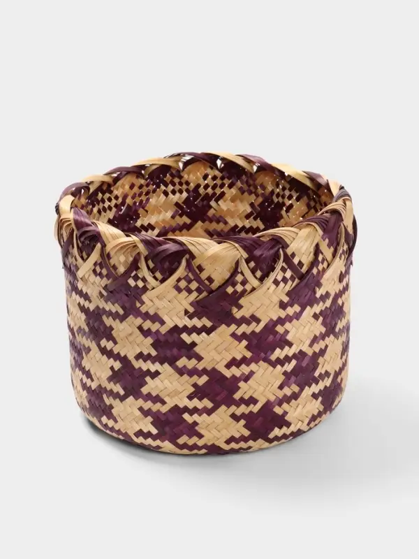 Корзинка плетёная, 30&times;30&times;25 см, бамбук