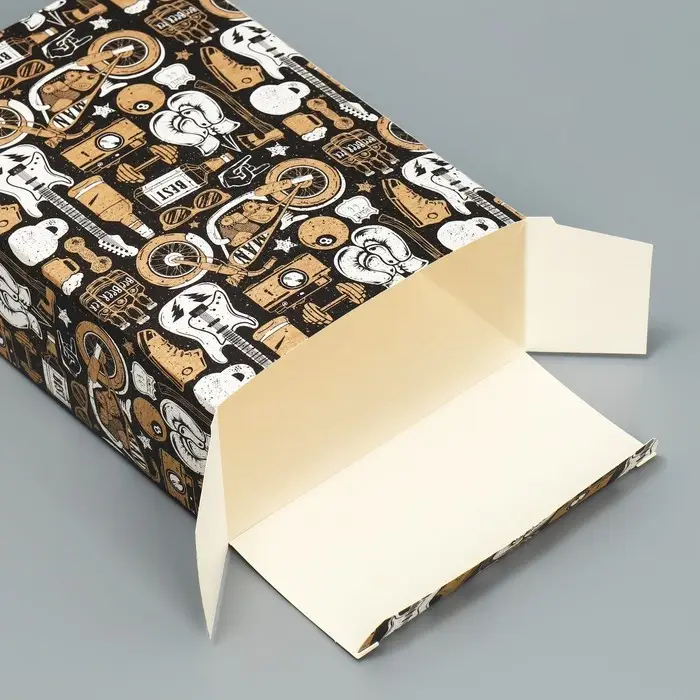 Коробка подарочная складная, упаковка, «Брутальность», 16 х 23 х 7.5 см Коробка подарочная складная, упаковка, «Брутальность», 16 х 23 х 7.5 см