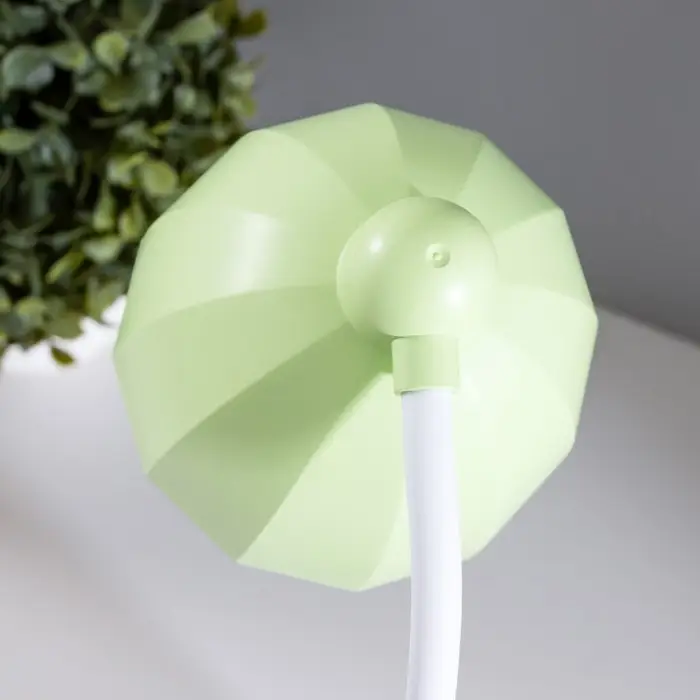 Лампа настольная RISALUX &laquo;Мини лягушонок&raquo;, светодиодная, 3 режима, 6.4 Вт, USB, салатовая, 10&times;10&times;37.5 см