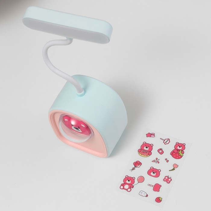 Ночник  Ночник "Кидс" LED 3Вт USB АКБ бело-голубой 7,5х5,3х20,5 см