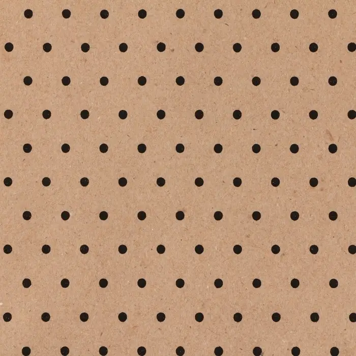 Бумага упаковочная крафт в рулоне &laquo;Горох черный&raquo;, 0.5 х 8 м