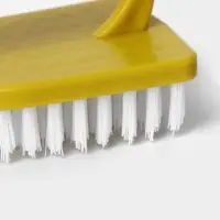 Щётка утюжок для уборки Доляна, с ручкой, пластик, хозяйственная, 10&times;6&times;5.5 см, МИКС