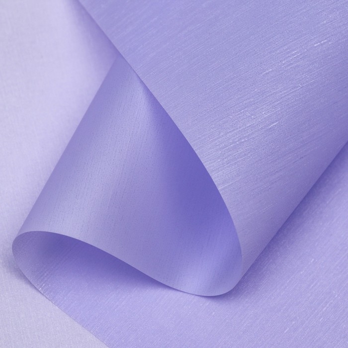 Пленка для цветов Пленка для цветов "Шёлк", сиреневый, 58 см х 5 м