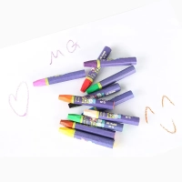 Пастель масляная M&G, 6-гран, 18 цветов в наборе