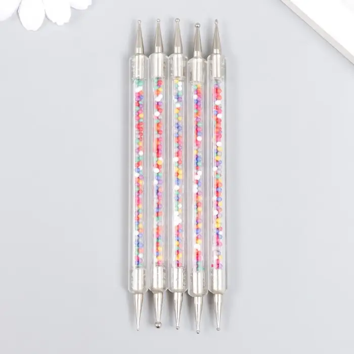 Инструменты для моделирования и придания формы Инструменты для моделирования и придания формы "Шарики" набор 5 шт акрил, металл 13 см