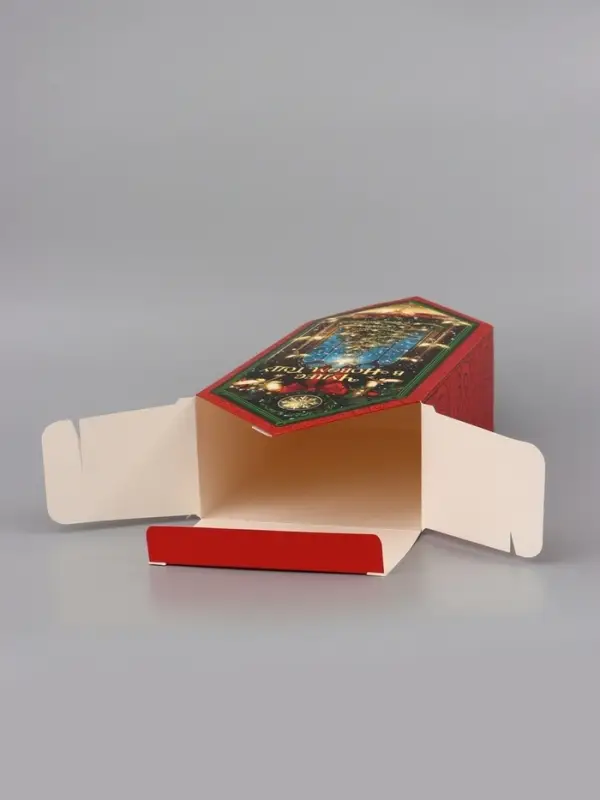 Коробка-конфета, подарочная, самосборная &laquo;Чудес в новом году&raquo;, 18&times;28&times;10 см