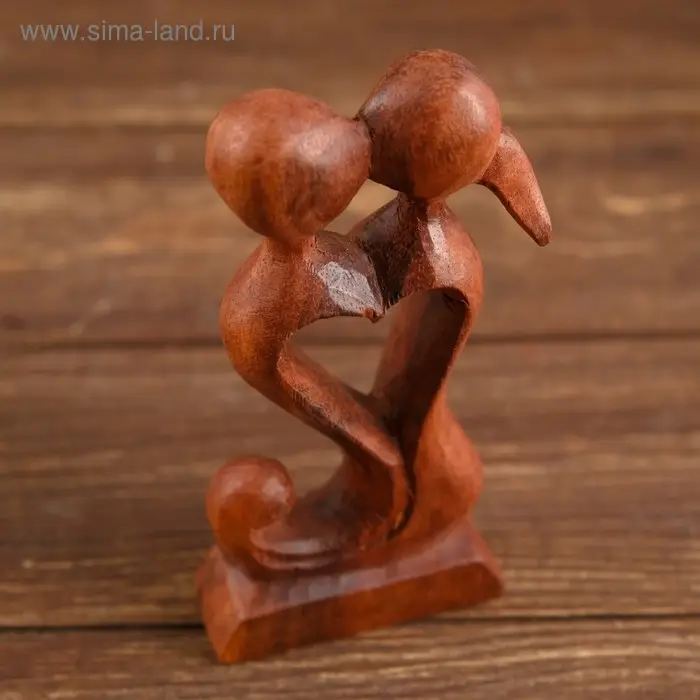 Сувенир дерево Сувенир дерево "Поцелуй" 15х9х3,5 см