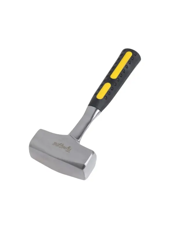 Кувалда ТУНДРА, цельнокованая, квадратный боек, двухкомпонентная рукоятка, 2 кг Кувалда ТУНДРА, цельнокованая, квадратный боек, двухкомпонентная рукоятка, 2 кг