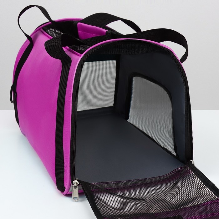 Сумка-переноска сетчатая,52 х 25 х 33 см,  фиолетовая Сумка-переноска сетчатая,52 х 25 х 33 см,  фиолетовая