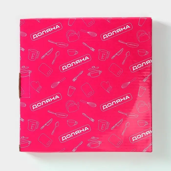 Тарелка пирожковая Доляна &laquo;Млечный путь&raquo;, d=19 см, фарфор, белая в крапинку