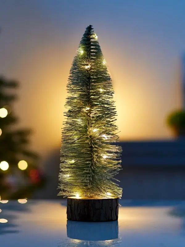 Фигура светодиодная «Ёлка зелёная» 30 см, 20 LED, от батареек AG13×3, свечение тёплое белое Фигура светодиодная «Ёлка зелёная» 30 см, 20 LED, от батареек AG13×3, свечение тёплое белое