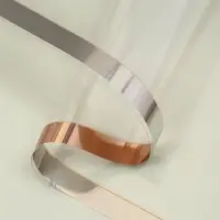 Пленка для цветов, "Полоса с окном", кремовая, 57х57&plusmn;2 см