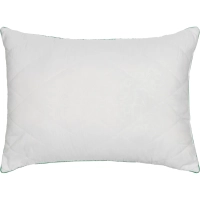 Подушка Luscan 50х70 см стеганая микрофибра, с цветным кантом