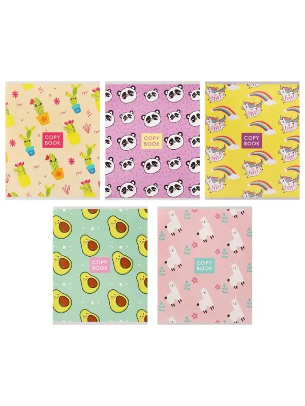 Тетрадь 48 листов в клетку Calligrata «Паттерн», серые листы, МИКС Тетрадь 48 листов в клетку Calligrata «Паттерн», серые листы, МИКС