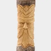 Маска сувенирная "Старец" дерево Джампинис 13х7х32 см