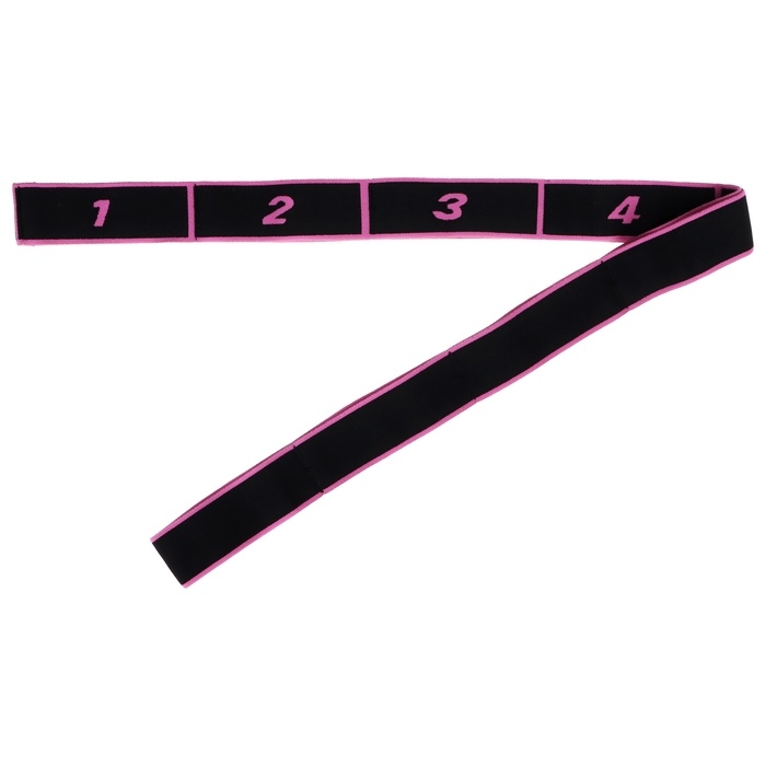 Эспандер-лента эластичная с захватами, 90 х 4 см, MEDIUM, цвет розовый Эспандер-лента эластичная с захватами, 90 х 4 см, MEDIUM, цвет розовый