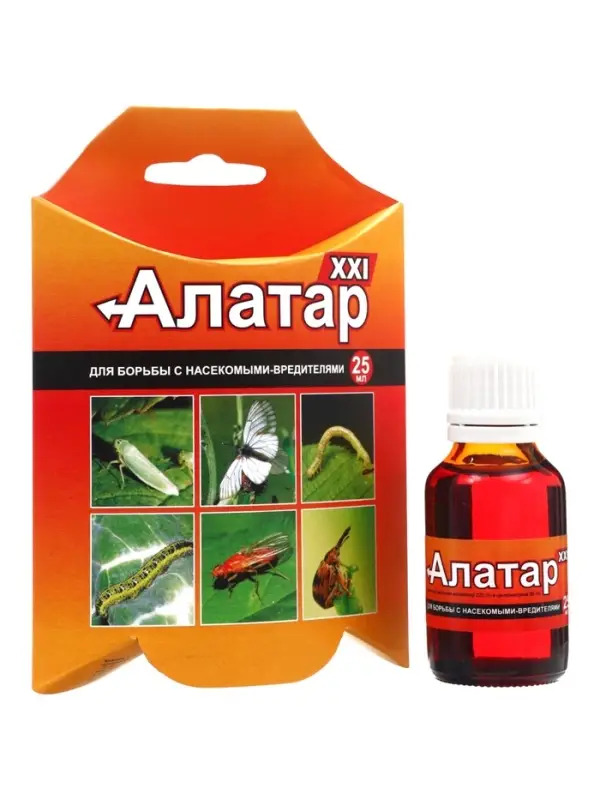 Средство от вредителей овощных культур Алатар, 25 мл