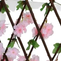 Ограждение декоративное &laquo;Розовые цветы&raquo;, 120&times;40 см, Greengo
