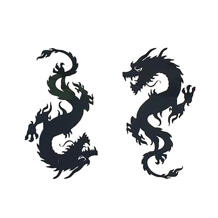 Термонаклейка &laquo;Дракон&raquo;, набор 10 шт.