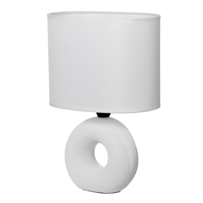 Настольная лампа Настольная лампа "Эдель" Е27 40Вт белый 12,5х20х29 см RISALUX