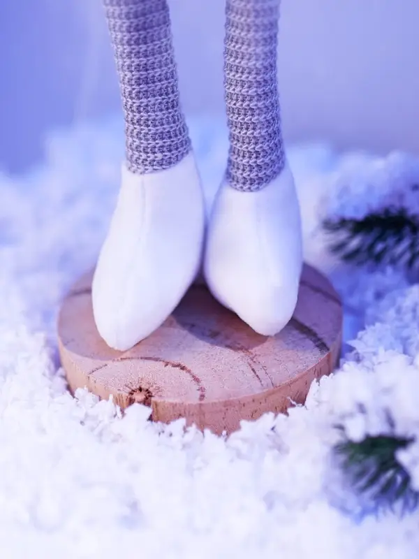 Фигура текстиль «Гном в белом» 55 см, 1 LED, от батареек AG13×3, свечение тёплое белое Фигура текстиль «Гном в белом» 55 см, 1 LED, от батареек AG13×3, свечение тёплое белое