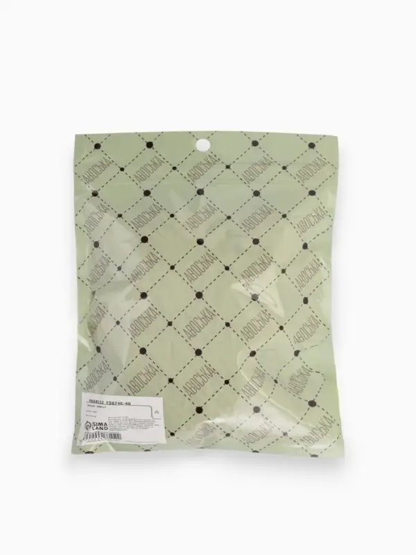 Сумка - авоська плетёная, клетка 1.5 см, бежевая