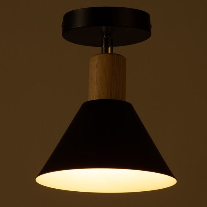 Спот Спот "Генри" Е27 40Вт черный 18х18х23 см