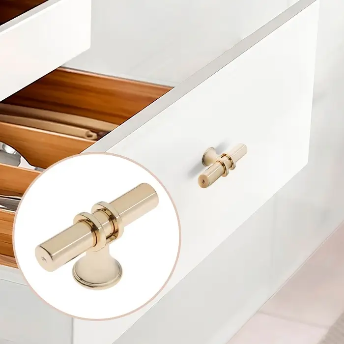 Ручка-кнопка CAPPIO, d=12 мм, пластик, цвет золото Ручка-кнопка CAPPIO, d=12 мм, пластик, цвет золото