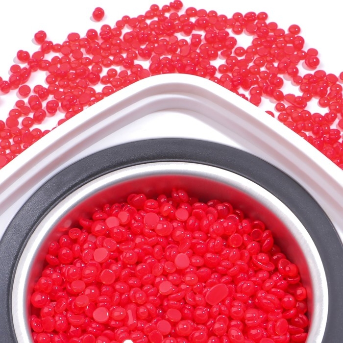 Воск для депиляции, плёночный, в гранулах, 100 гр, цвет красный Воск для депиляции, плёночный, в гранулах, 100 гр, цвет красный