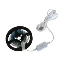 Фитолента для растений Luazon Lighting, светодиодная, 6.2 Вт, 1 м, IP65, 5 В, 60 LED/м, диммер, USB, SMD5050, мультиспектральная
