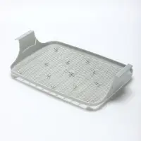 Туалет с бортом с сеткой, 45&times;34&times;15 см, серый, оливковый