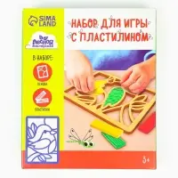 Картина пластилином &laquo;Птичка&raquo;, 21&times;15 см, набор для творчества