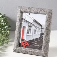 Фоторамка пластик 13х18 см "Марокканская мозаика" оттенки коричневого 23х18х2