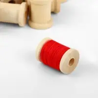 Набор деревянных катушек без покрытия, 15 шт., d=2&times;2.5 см