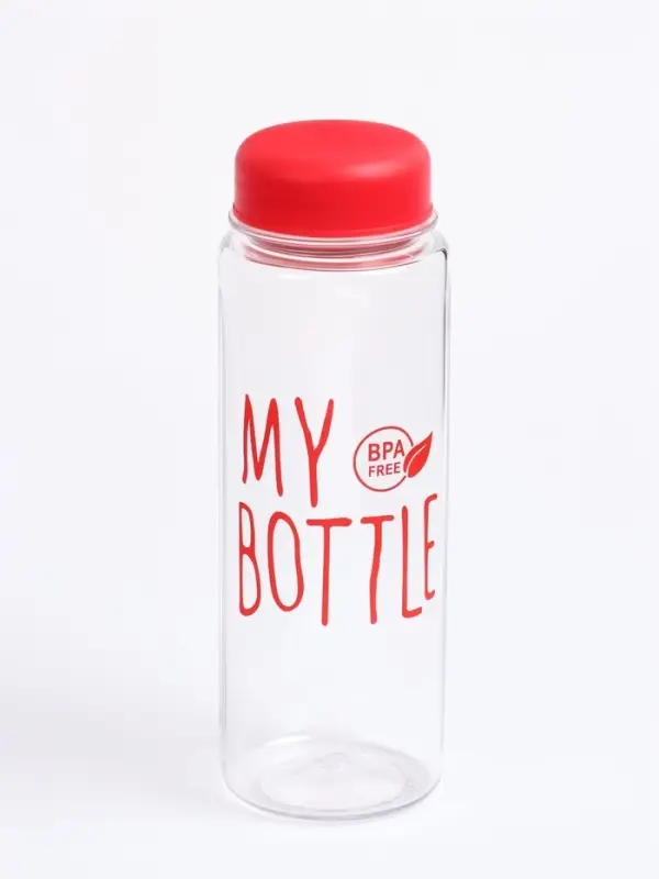 Бутылка для воды My bottle 500 мл, 19.5&times;6 см, МИКС