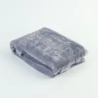 Лоскут для рукоделия, мех искусственный, 165&times;100 см, серый