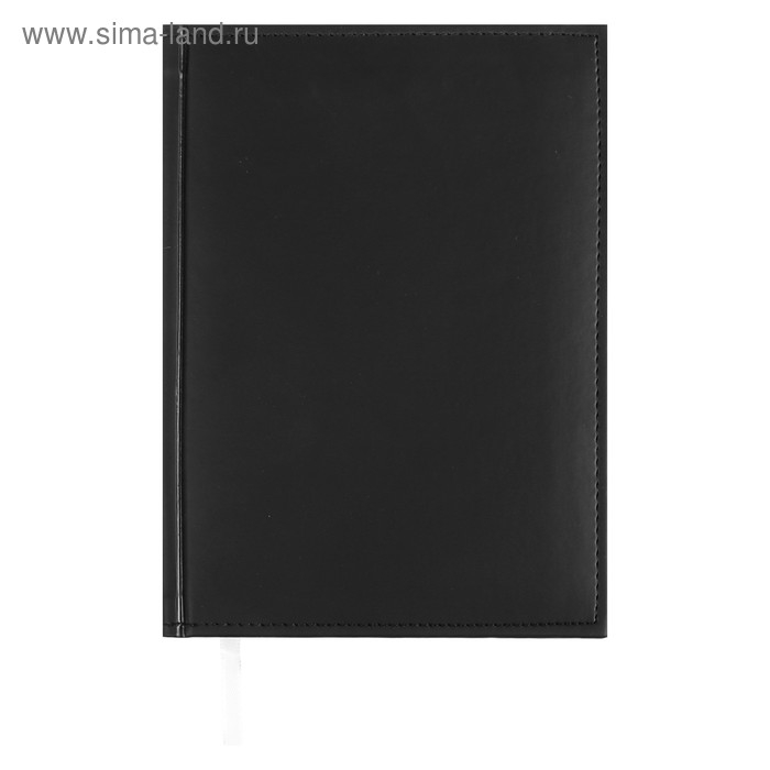 Ежедневник недатированный А5, 160 листов  Ежедневник недатированный А5, 160 листов "Вивелла", обложка искусственная кожа, перфорация углов, чёрный