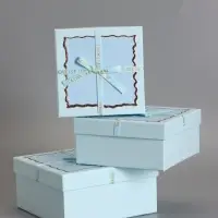 Наборок коробок 3 в 1 прямоугольные 19*19*9.8 17*17*8.0 15*15*6.5 см