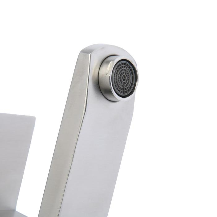 Смеситель для раковины Accoona A91201, 1-рычажный, картридж 35мм, h=29см, нерж.сталь Смеситель для раковины Accoona A91201, 1-рычажный, картридж 35мм, h=29см, нерж.сталь