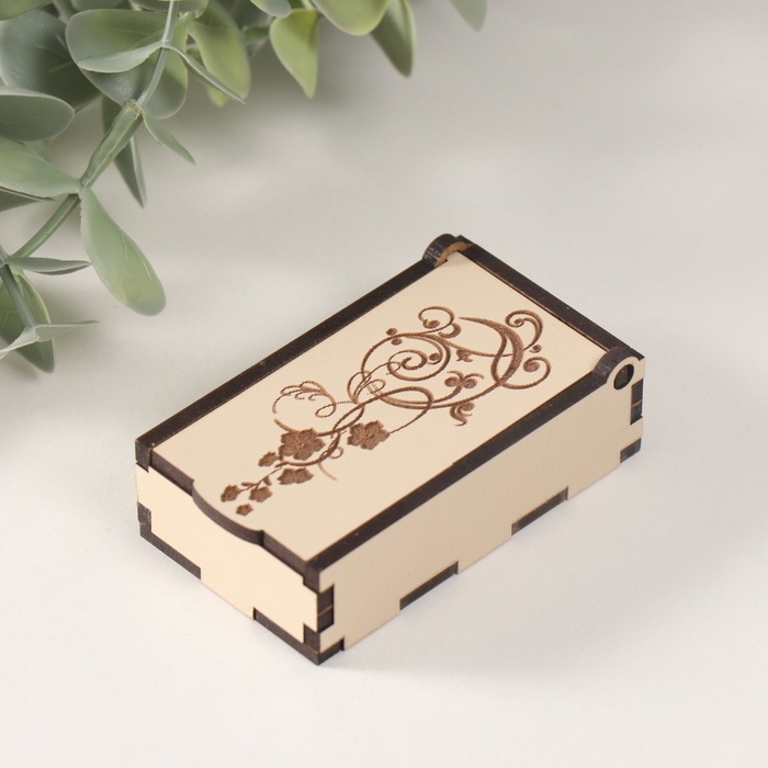 Шкатулка "Узор" 7х4х2 см