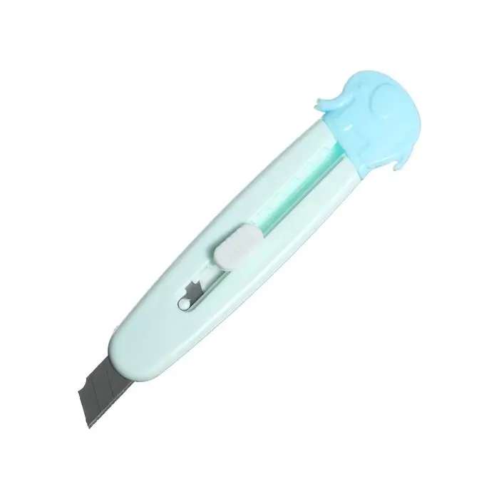 Нож канцелярский мини Calligrata, 9мм, пластик, c фиксатором, МИКС Нож канцелярский мини Calligrata, 9мм, пластик, c фиксатором, МИКС